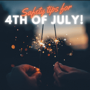 two hands holding sparklers